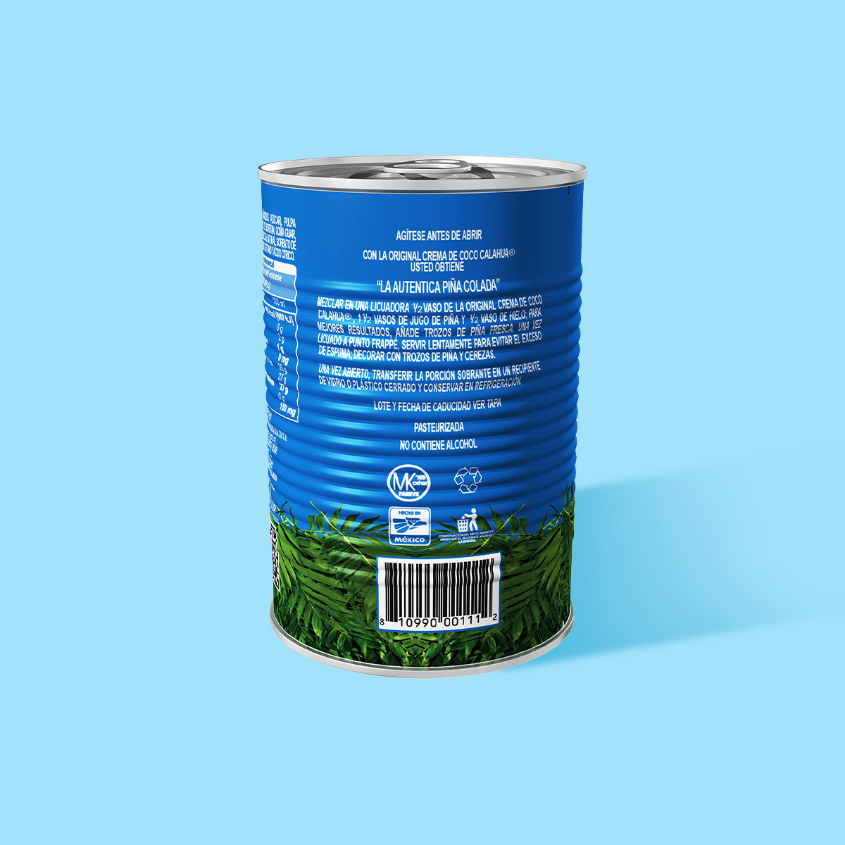 Crema de Coco La Original, Lata de 480 g.  atras