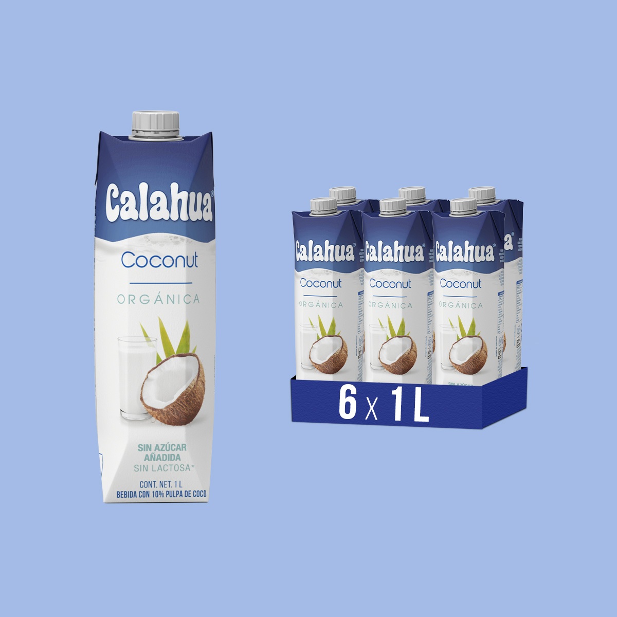 Bebida con Coco Orgánica presentación