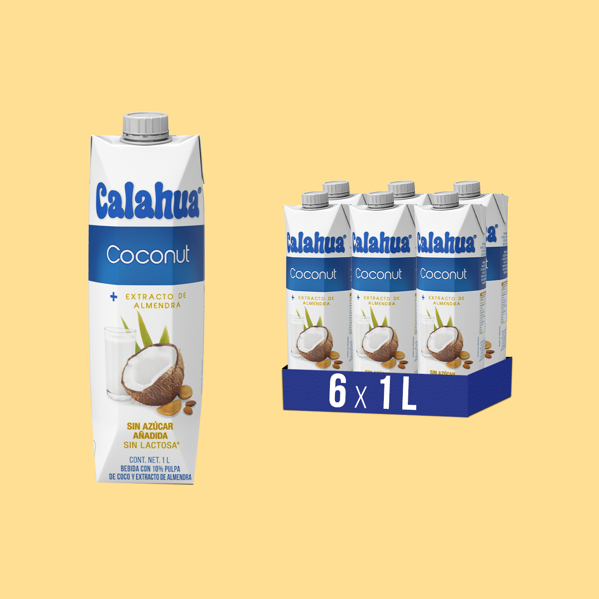 Bebida con Coco y extracto almendra presentación 