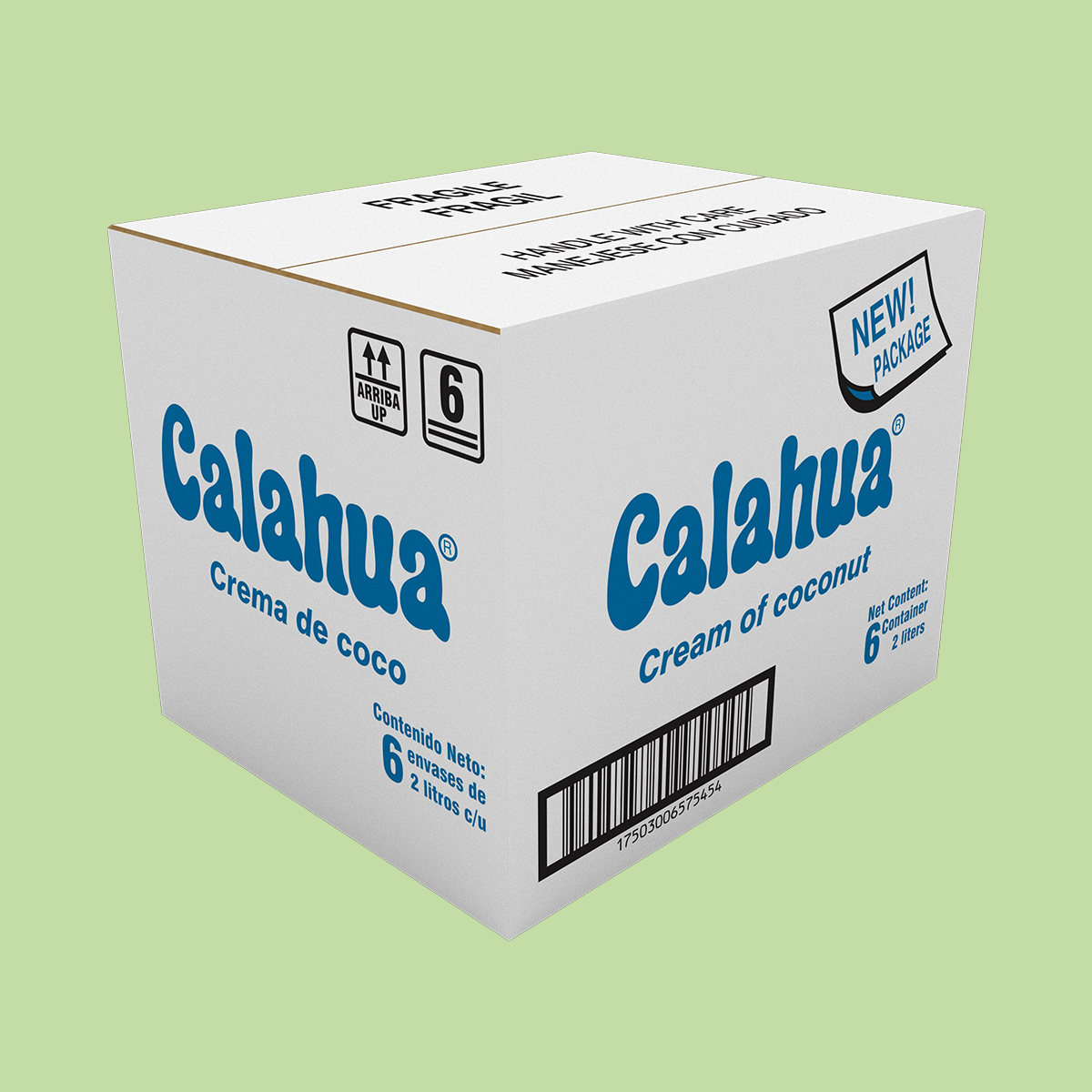 caja crema coco garrafa